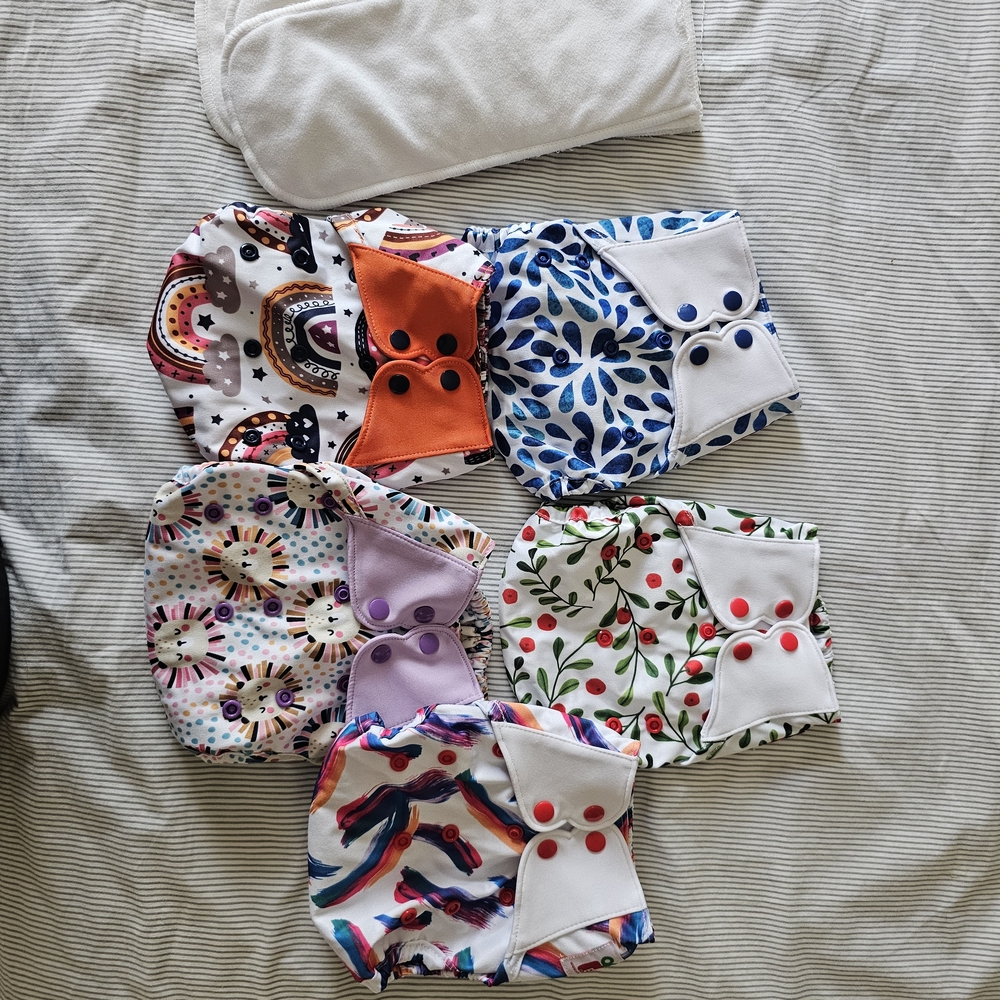 5 Covers & Bamboo Terry Liners